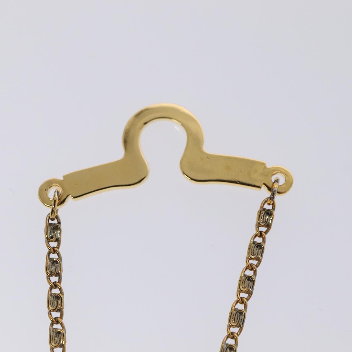 Christian Dior Cd Pendant Metal Gold Gold_Plated Necklace Jewelry (Pre-Owned)