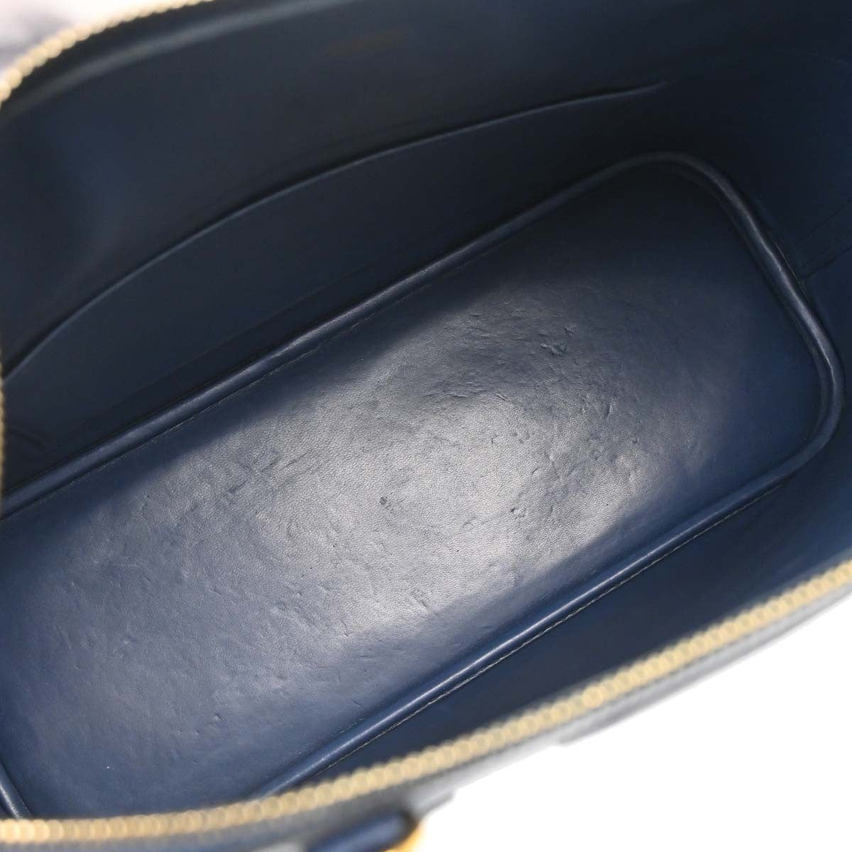Hermes Bolide Ardenne Blue Leather Handbag (Pre-Owned)