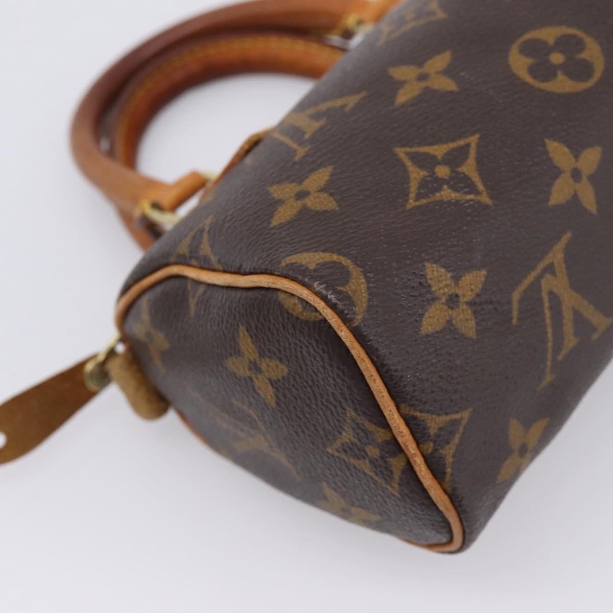 Louis Vuitton Speedy Mini Hl Monogram Canvas Brown Canvas Handbag (Pre-Owned)