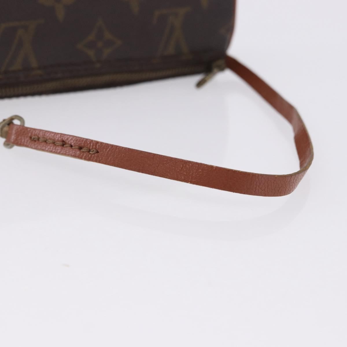 Louis Vuitton Papillon Pochette Monogram Canvas Brown Canvas Clutche & Pouche Bag (Pre-Owned)