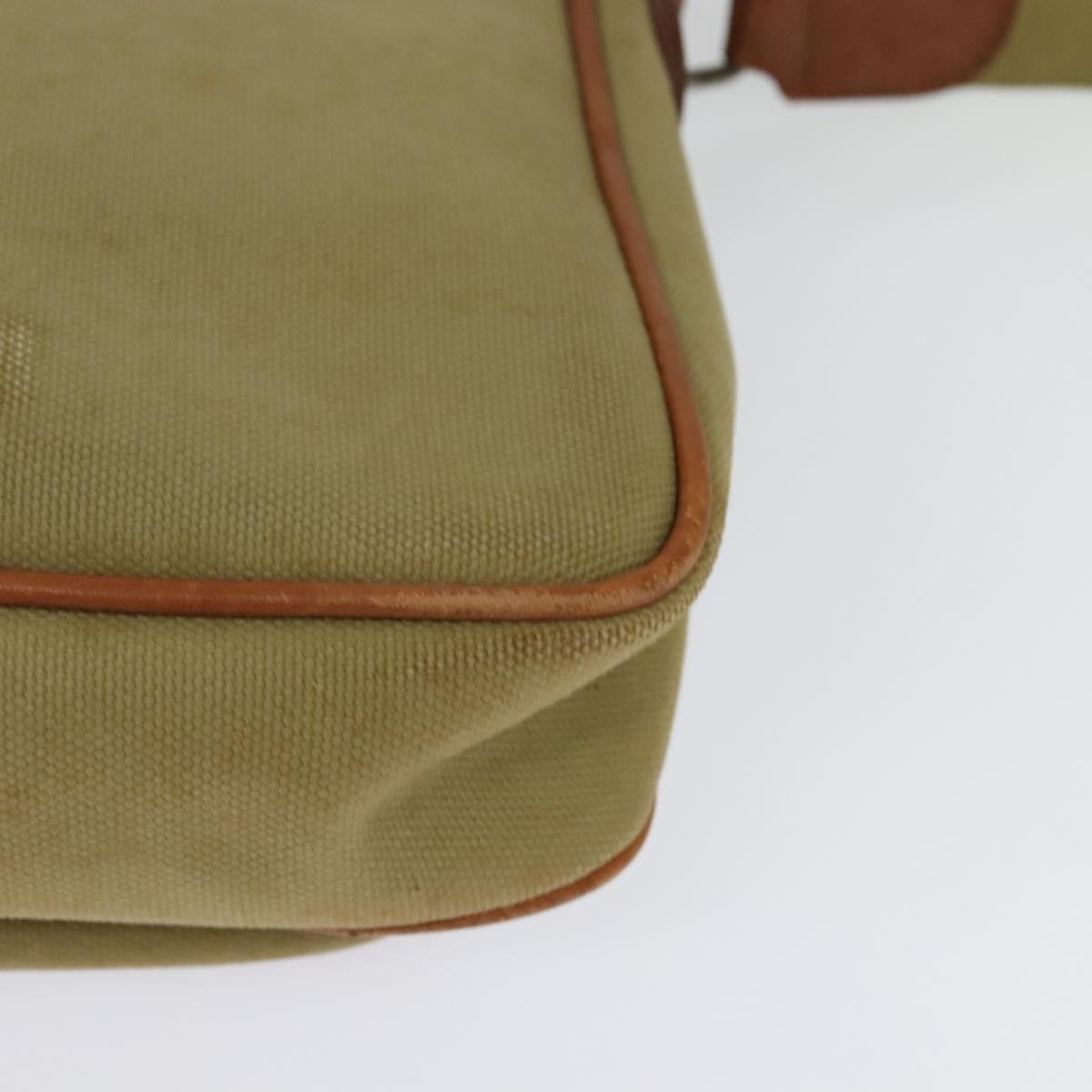 Burberry Front Pocket Messenger Canvas Beige Canvas Shoulder Bag Bag (Pre-Owned)