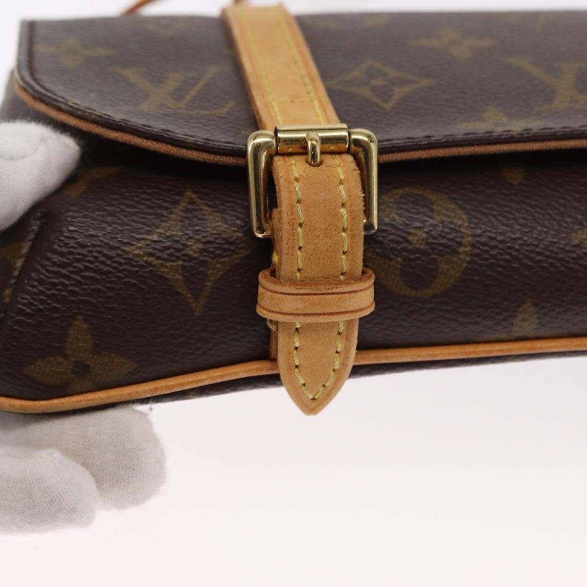 Louis Vuitton Marelle Waist Monogram Canvas Brown Canvas Clutche & Pouche Bag (Pre-Owned)