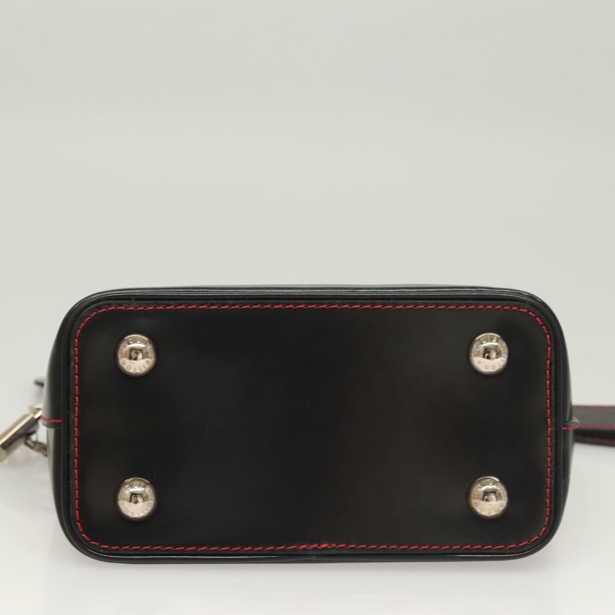 Louis Vuitton Suhari Lockit Leather Black Leather Handbag (Pre-Owned)