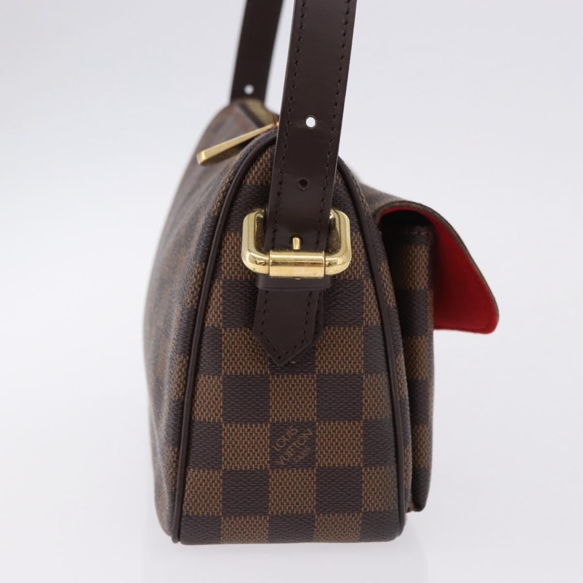 Louis Vuitton Ravello Damier Ebene Brown Canvas Shoulder Bag Bag (Pre-Owned)