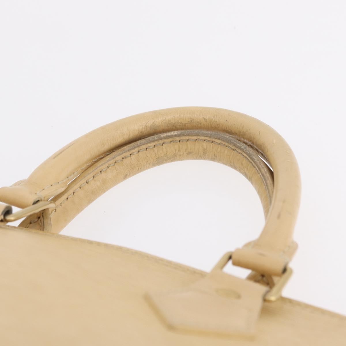 Louis Vuitton Alma Epi Leather Beige Leather Handbag (Pre-Owned)