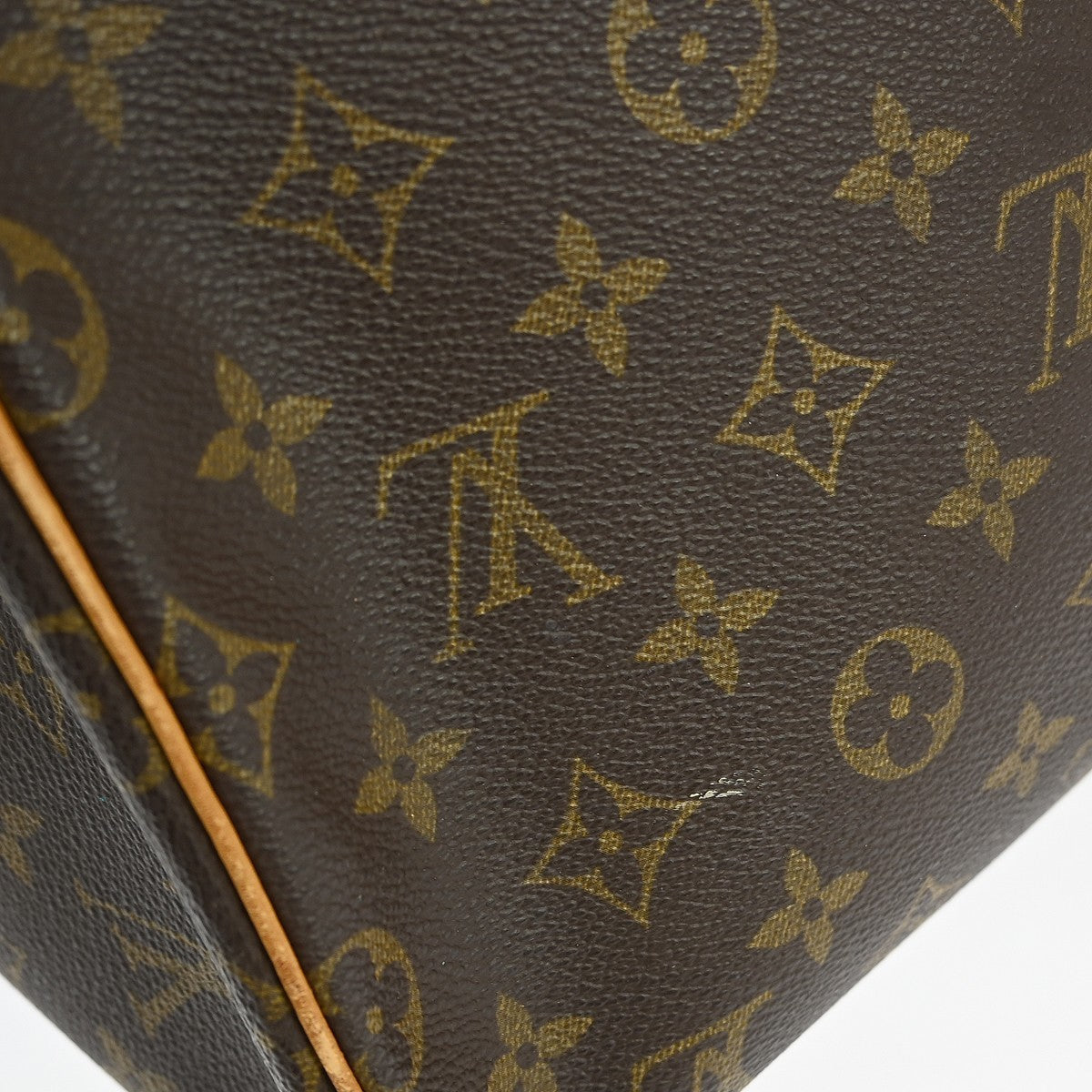 Louis Vuitton Keepall Monogram Brown Canvas Travel Bag Bag (Pre-Owned)