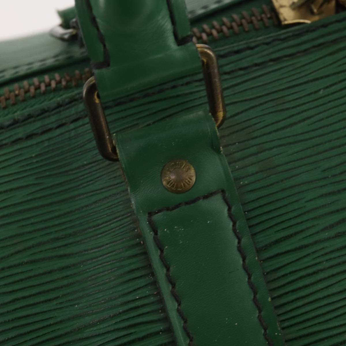 Louis Vuitton Keepall Epi Leather Green Leather Travel Bag Bag (Pre-Owned)