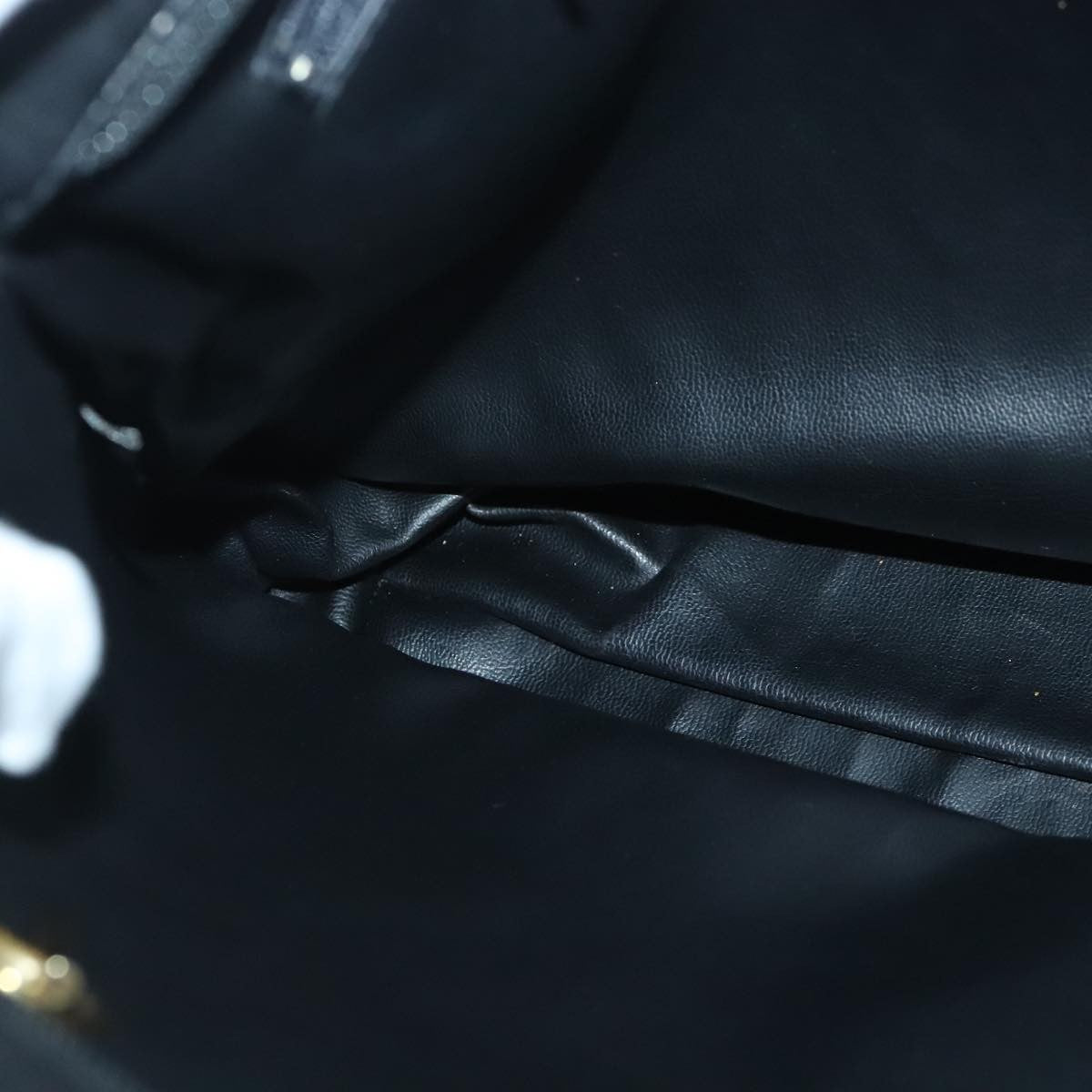 Bally Vintage Patent Leather Black Patent_Leather Crossbody Bag Bag (Pre-Owned)