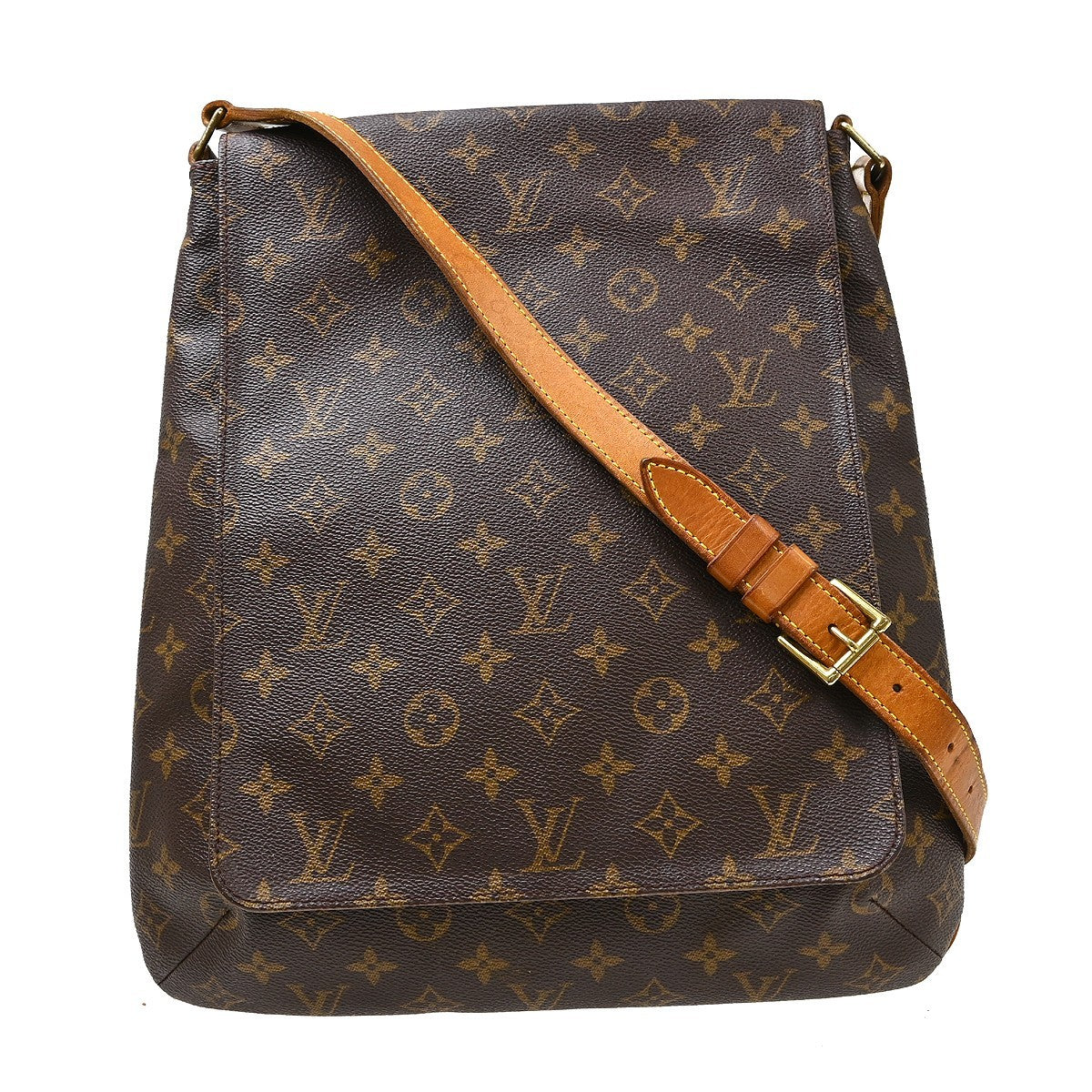 Louis Vuitton Musette Salsa Monogram Canvas Brown Canvas Shoulder Bag Bag (Pre-Owned)