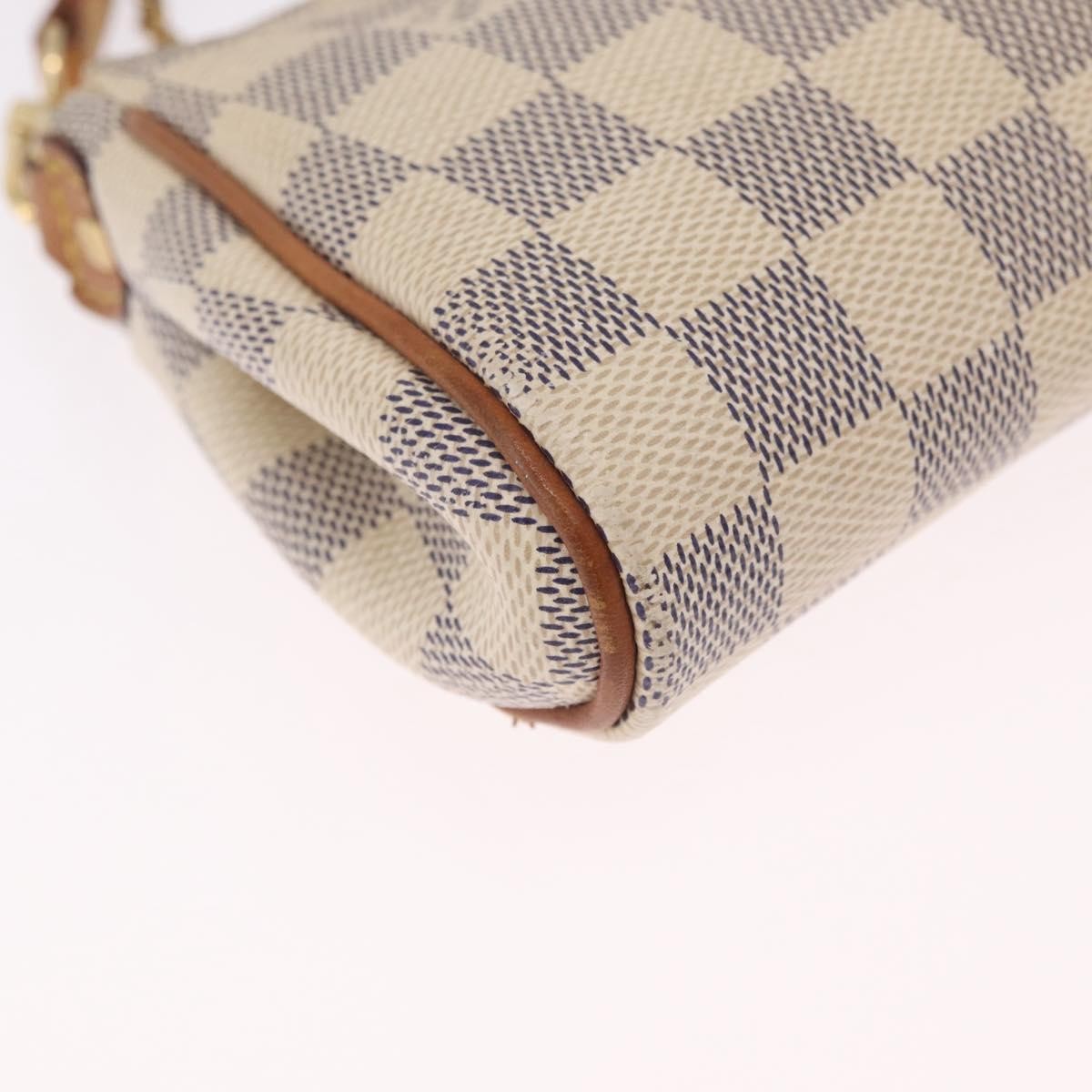 Louis Vuitton Eva Damier White Canvas Handbag (Pre-Owned)