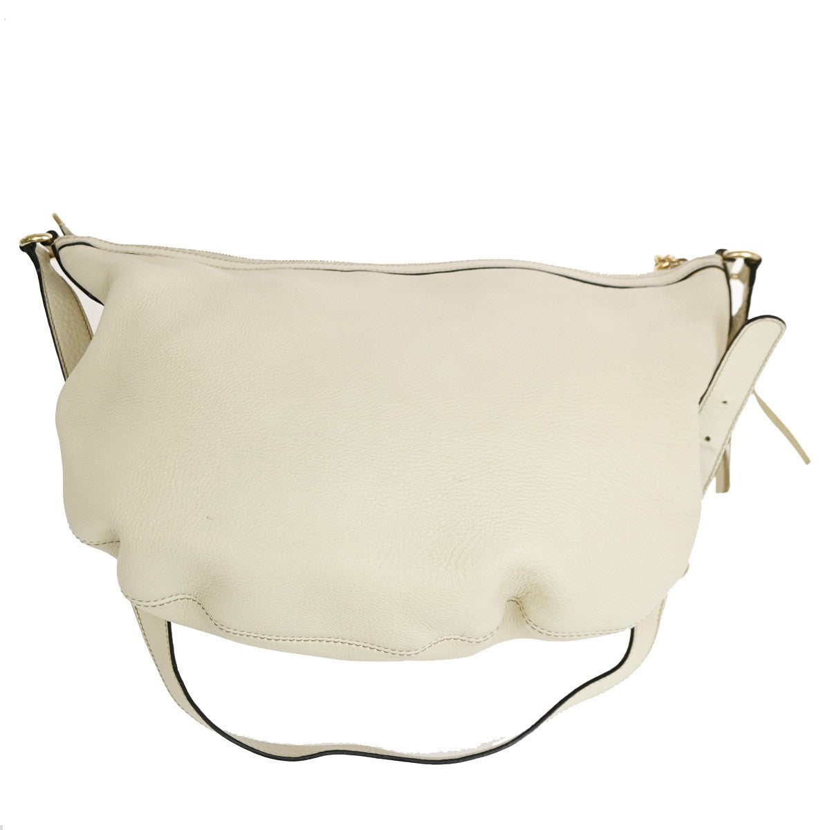 Gucci Soho Messenger Leather White Leather Shoulder Bag Bag (Pre-Owned)