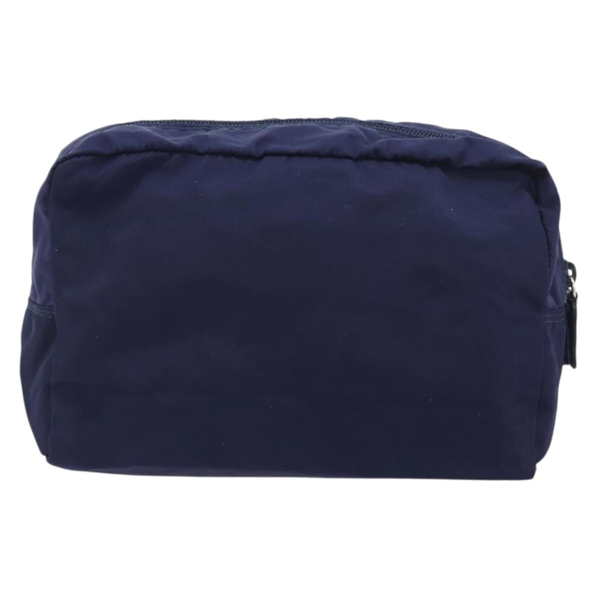 Prada Pouch Nylon Navy Nylon Clutche & Pouche Bag (Pre-Owned)