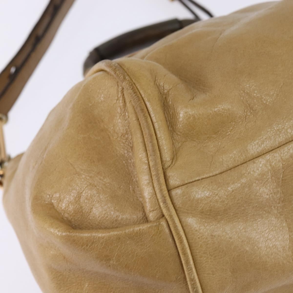 Chloe Ethel Leather Beige Leather Handbag (Pre-Owned)