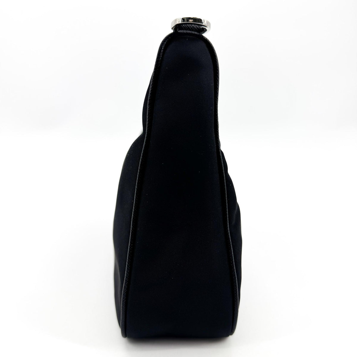 Prada Re-Edition 2005 Hobo Tessuto With Saffiano Leather Black Nylon Shoulder Bag Bag (Pre-Owned)