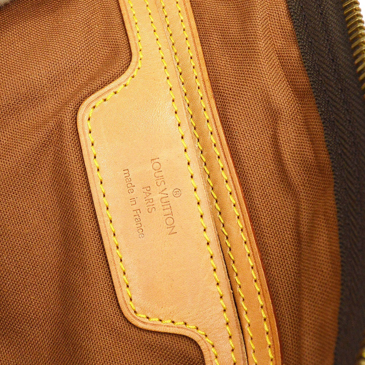 Louis Vuitton Sac Polochon Monogram Canvas Brown Canvas Handbag (Pre-Owned)