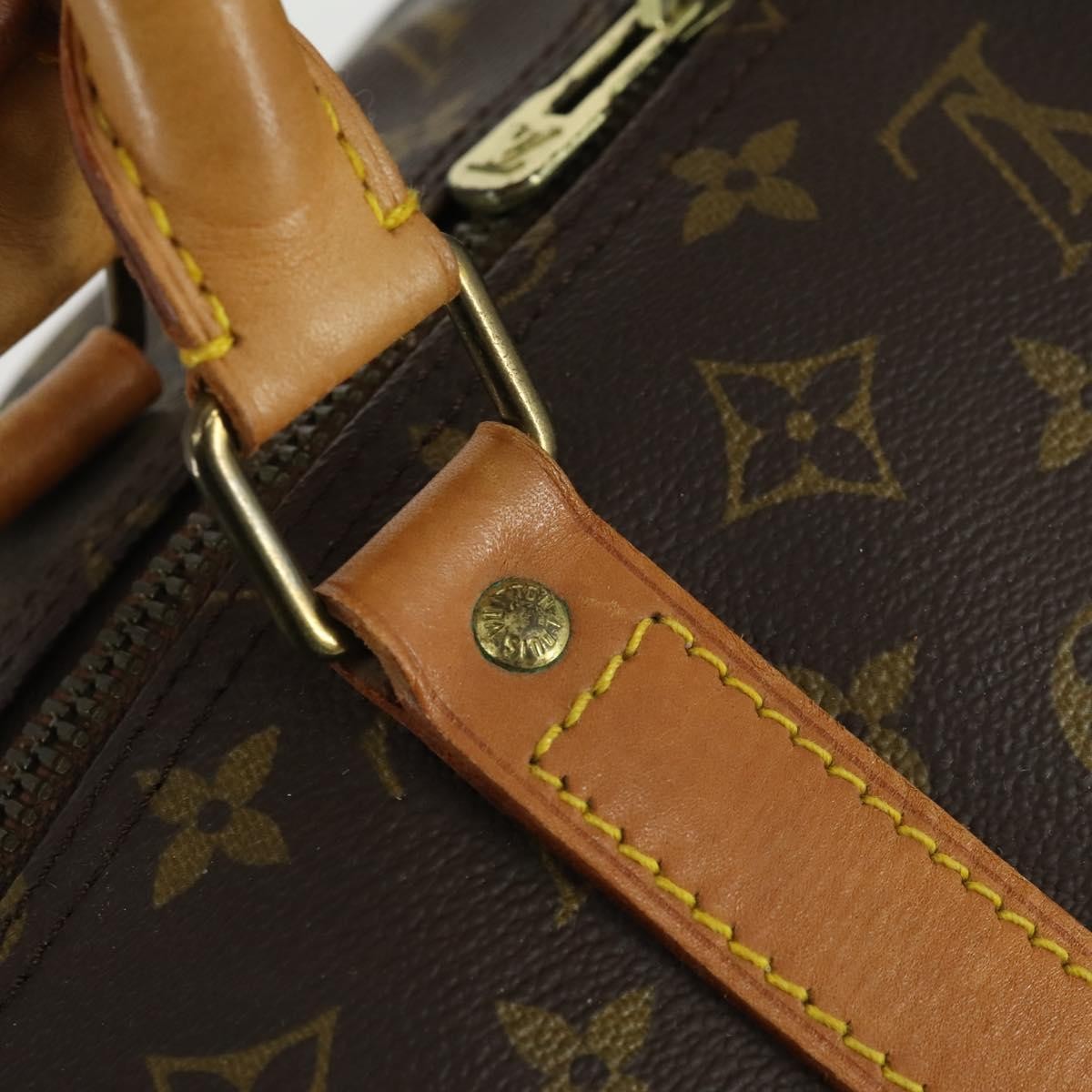 Louis Vuitton Keepall Monogram Canvas Brown Canvas Travel Bag Bag (Pre-Owned)