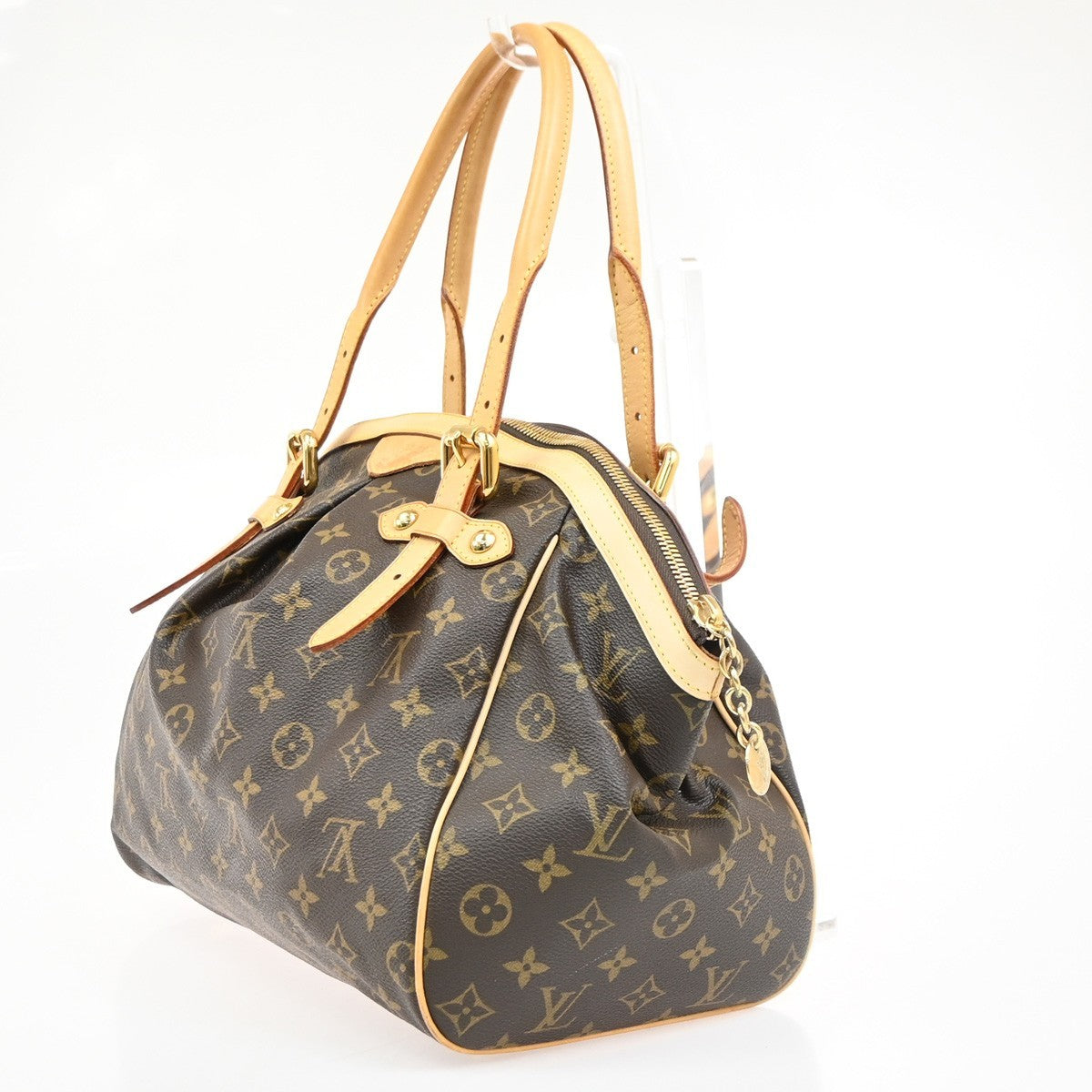 Louis Vuitton Tivoli Monogram Canvas Brown Canvas Handbag (Pre-Owned)