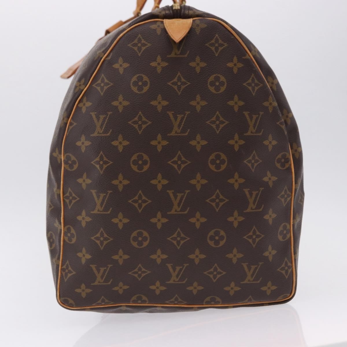 Louis Vuitton Keepall Monogram Brown Canvas Travel Bag Bag (Pre-Owned)
