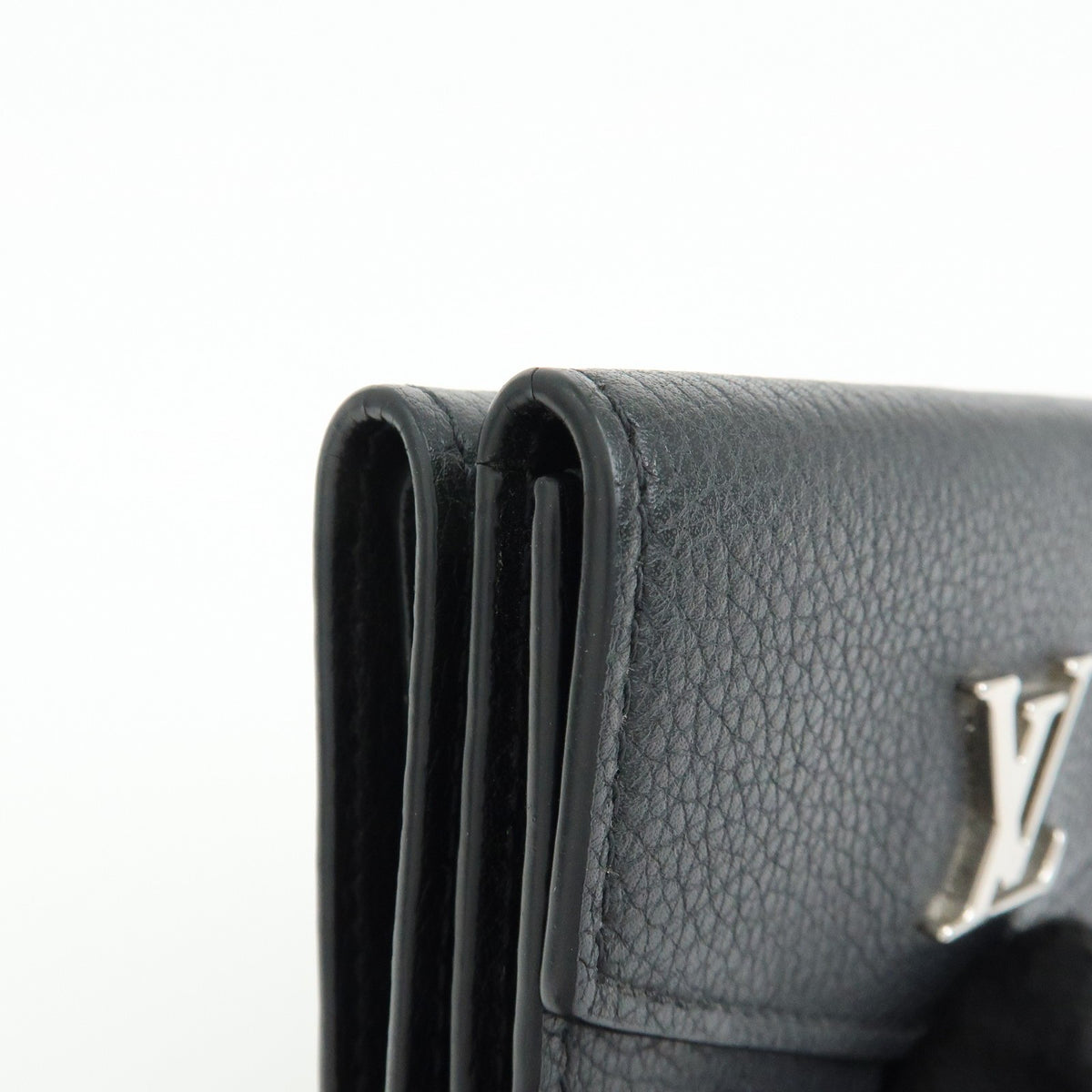 Louis Vuitton Lockmini Leather Black Leather Wallets Accessory (Pre-Owned)