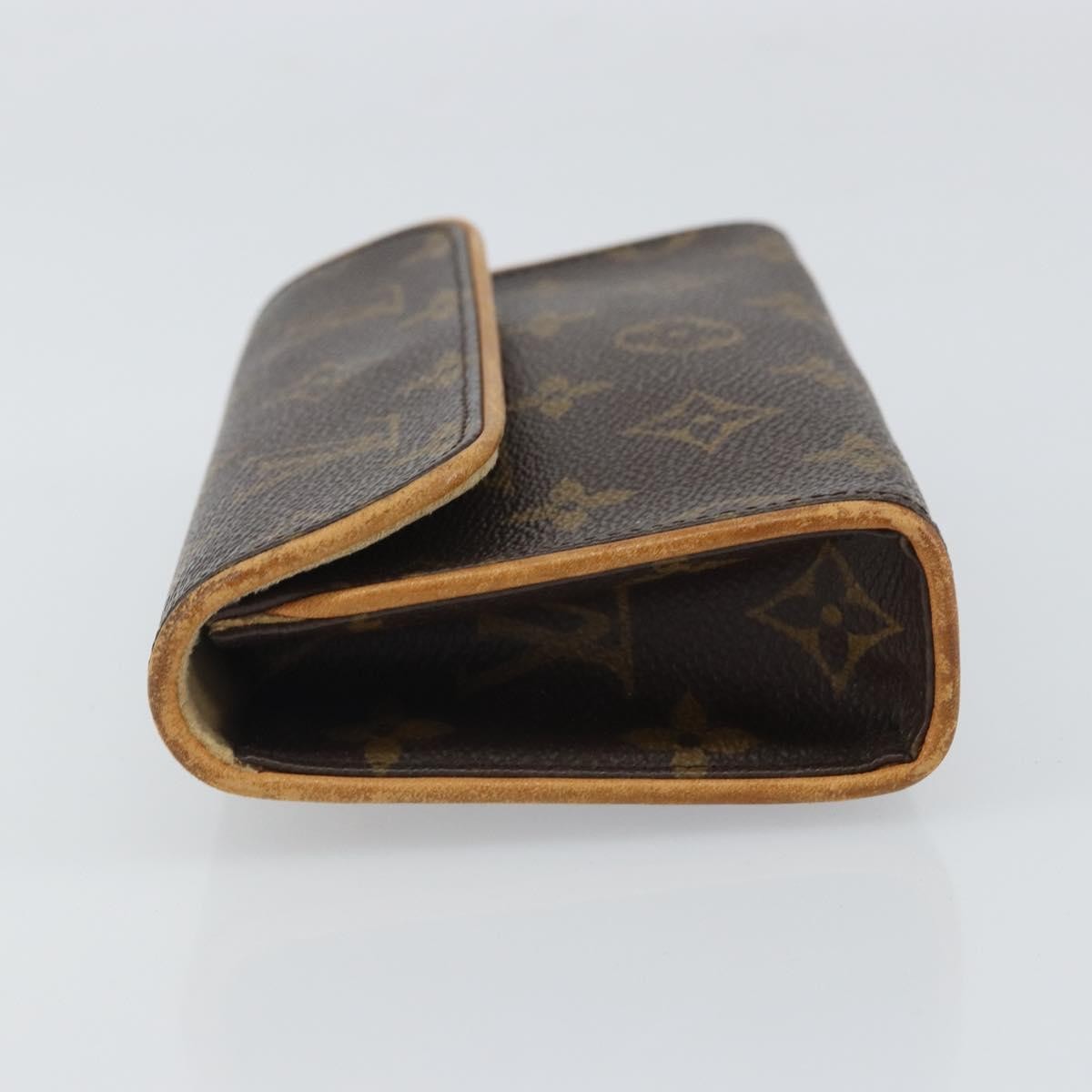 Louis Vuitton Florentine Waist Monogram Canvas Brown Canvas Clutche & Pouche Bag (Pre-Owned)