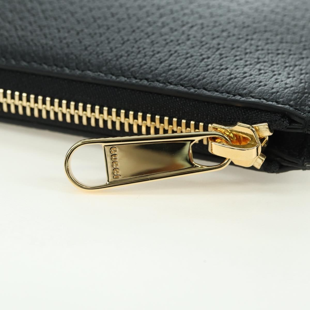 Gucci Horsebit 1955 Gg Canvas And Leather Black Leather Clutche & Pouche Bag (Pre-Owned)
