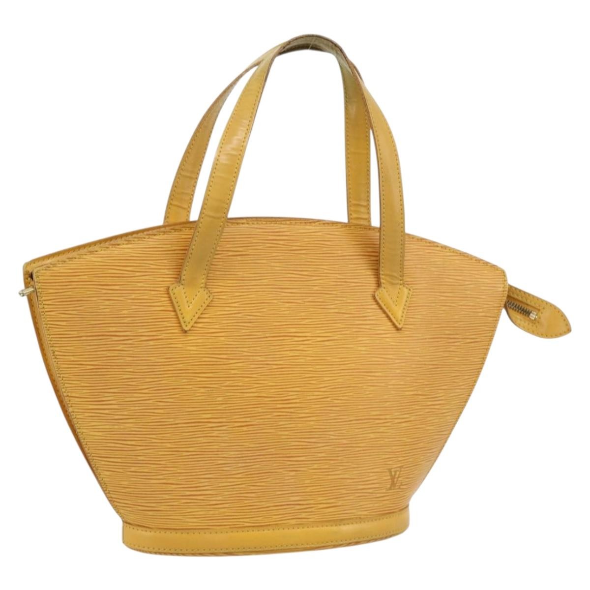 Louis Vuitton Saint Jacques Epi Leather Yellow Leather Handbag (Pre-Owned)