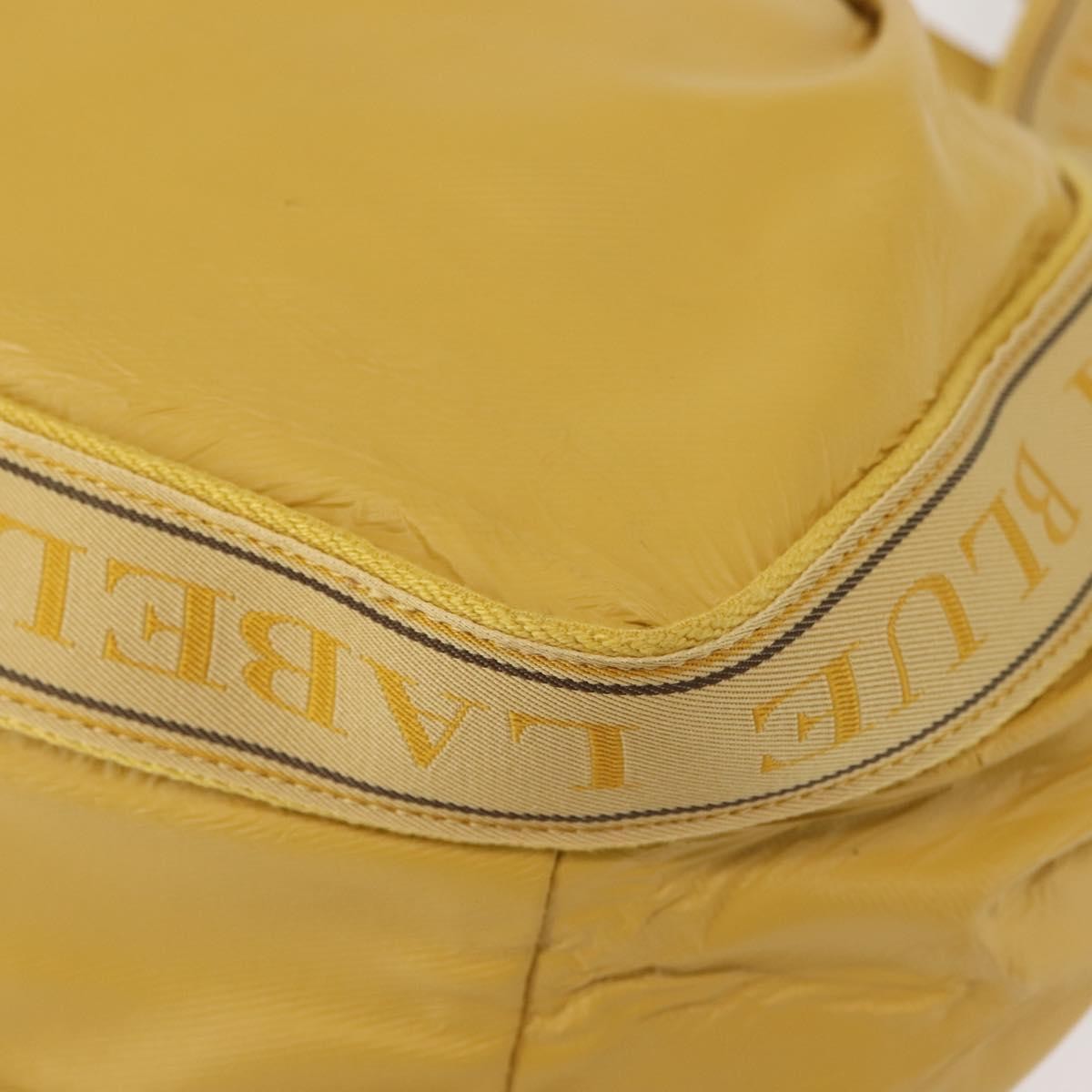 Burberry Blue Label Leather Yellow Leather Tote Bag Bag (Pre-Owned)
