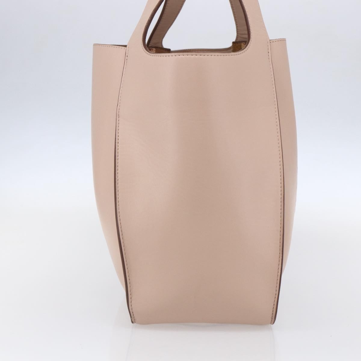 Stella Mccartney Alter Tote Perforated Faux Leather Beige Synthetic Tote Bag Bag (Pre-Owned)