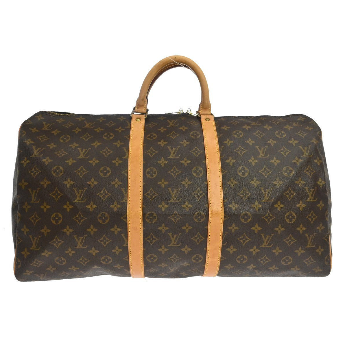 Louis Vuitton Keepall Monogram Canvas Brown Canvas Travel Bag Bag (Pre-Owned)