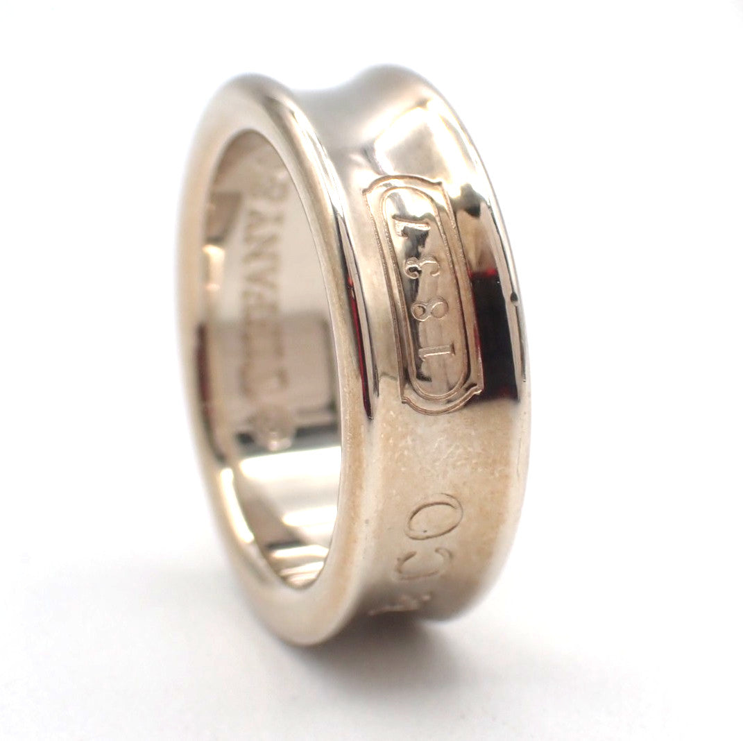 Tiffany & Co. 1837 Band Sterling Silver Silver Silver Ring Jewelry (Pre-Owned)