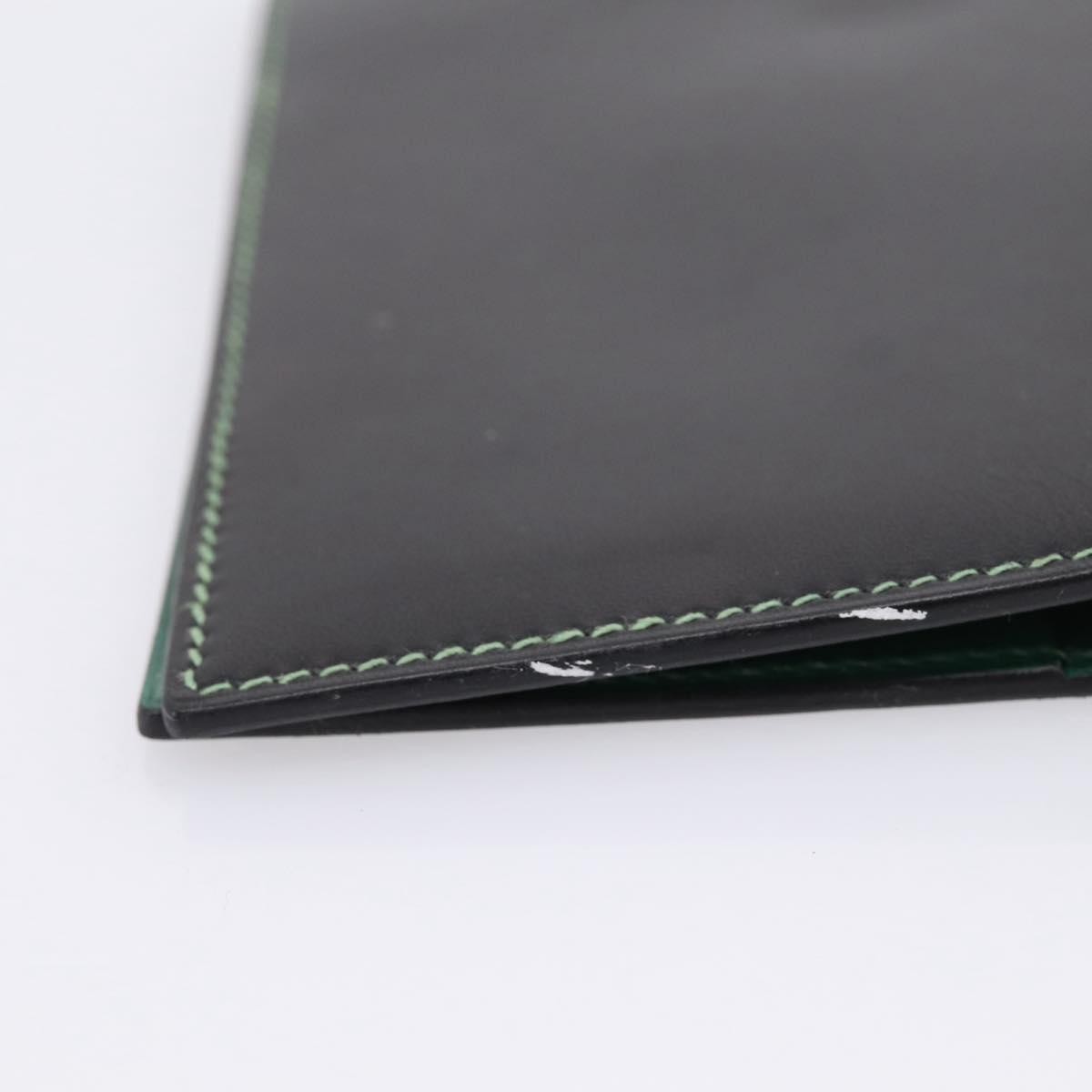 Hermes Simple Agenda Cover Leather Black Leather Briefcase Bag (Pre-Owned)