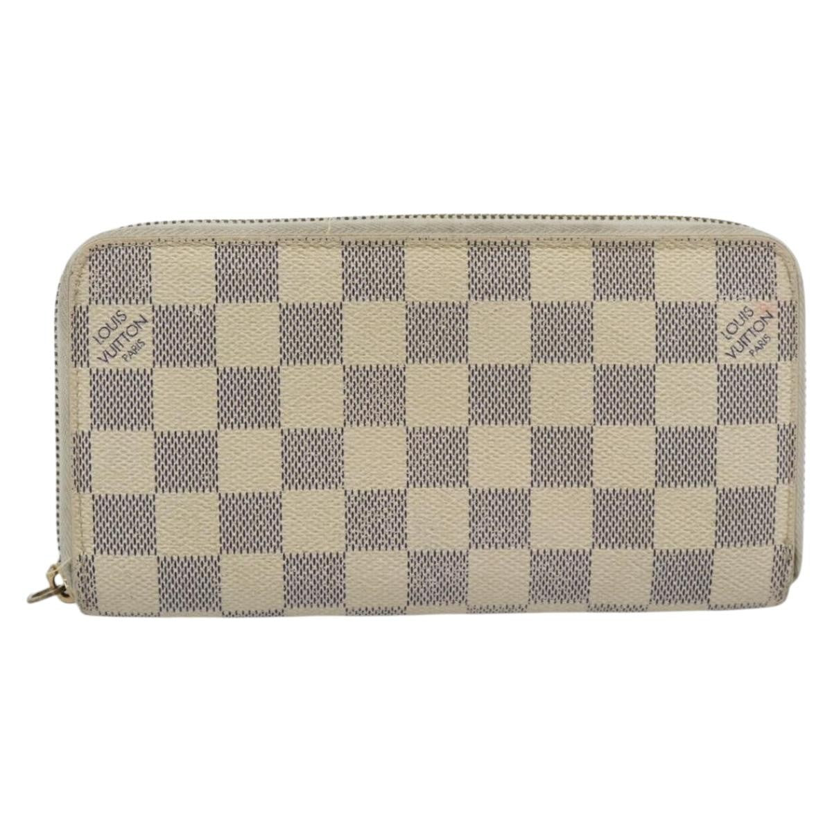 Louis Vuitton Zippy Organizer Damier Ebene Beige Canvas Wallets Accessory (Pre-Owned)