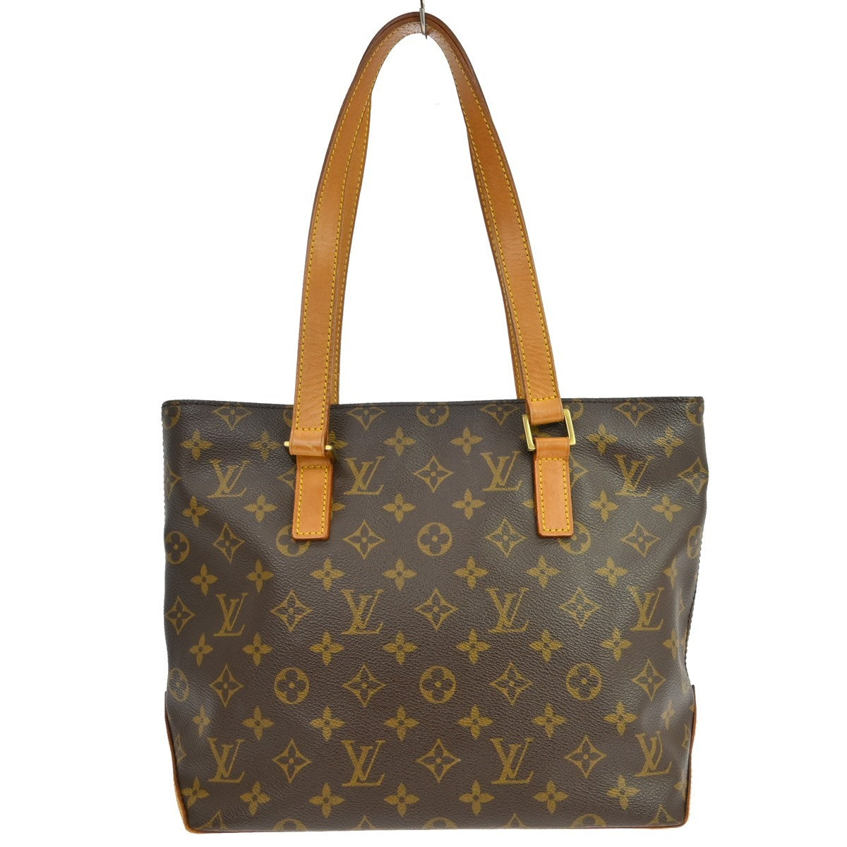 Louis Vuitton Cabas Mezzo Monogram Canvas Brown Canvas Tote Bag Bag (Pre-Owned)