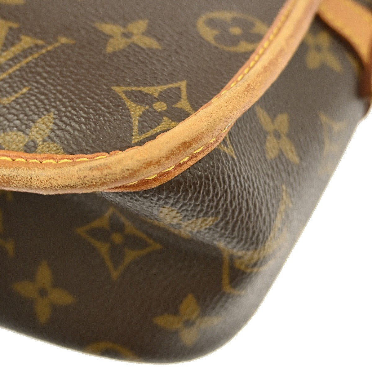 Louis Vuitton Sologne Monogram Canvas Brown Canvas Handbag (Pre-Owned)