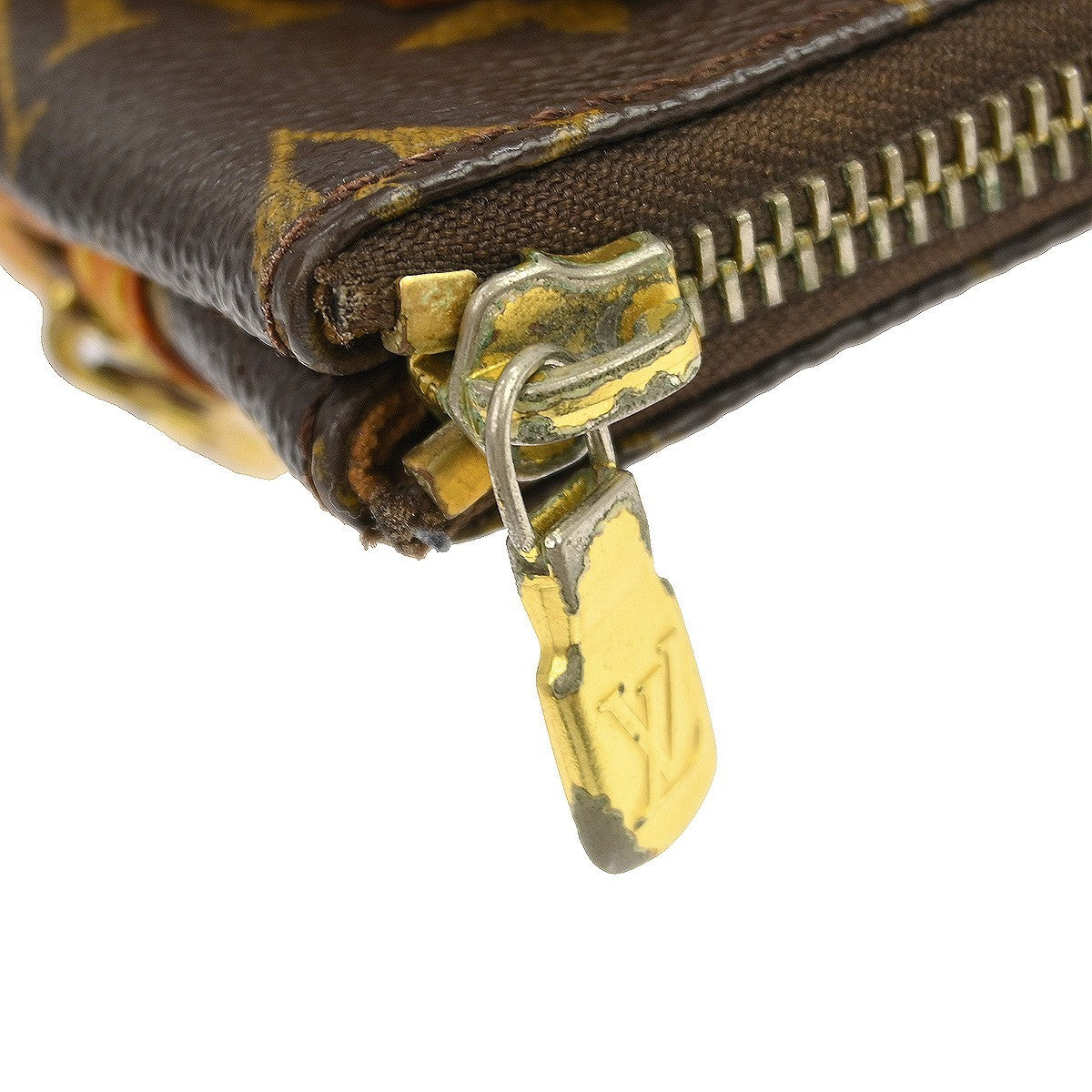 Louis Vuitton Bosphore Pochette Monogram Canvas Brown Canvas Shoulder Bag Bag (Pre-Owned)