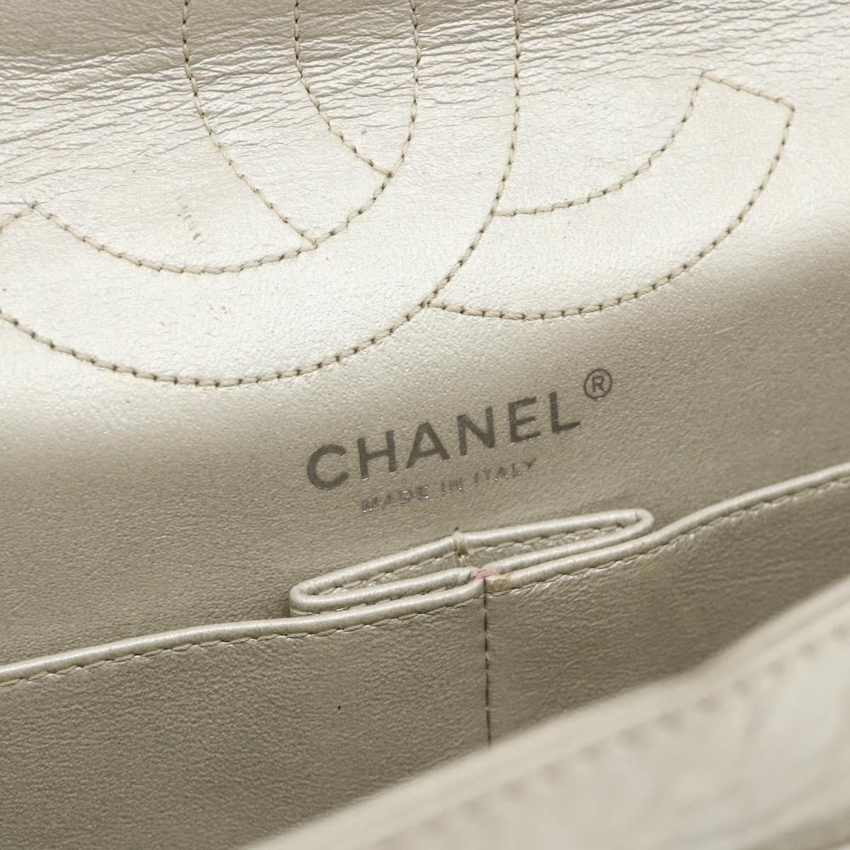 Chanel Reissue 2.55 Aged Calfskin Silver Calfskin Shoulder Bag Bag (Pre-Owned)
