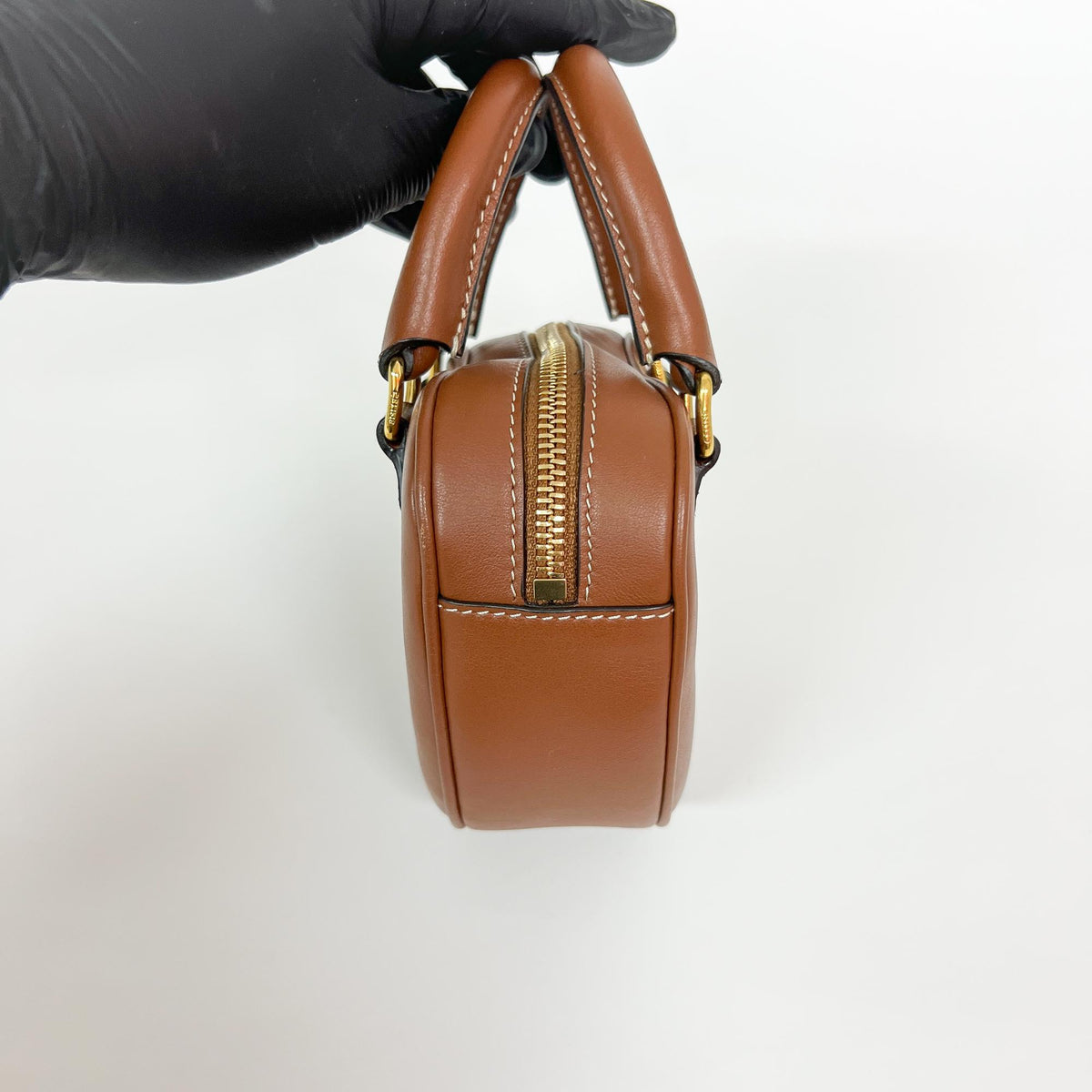 Celine Heart Leather Brown Calfskin Handbag (Pre-Owned)