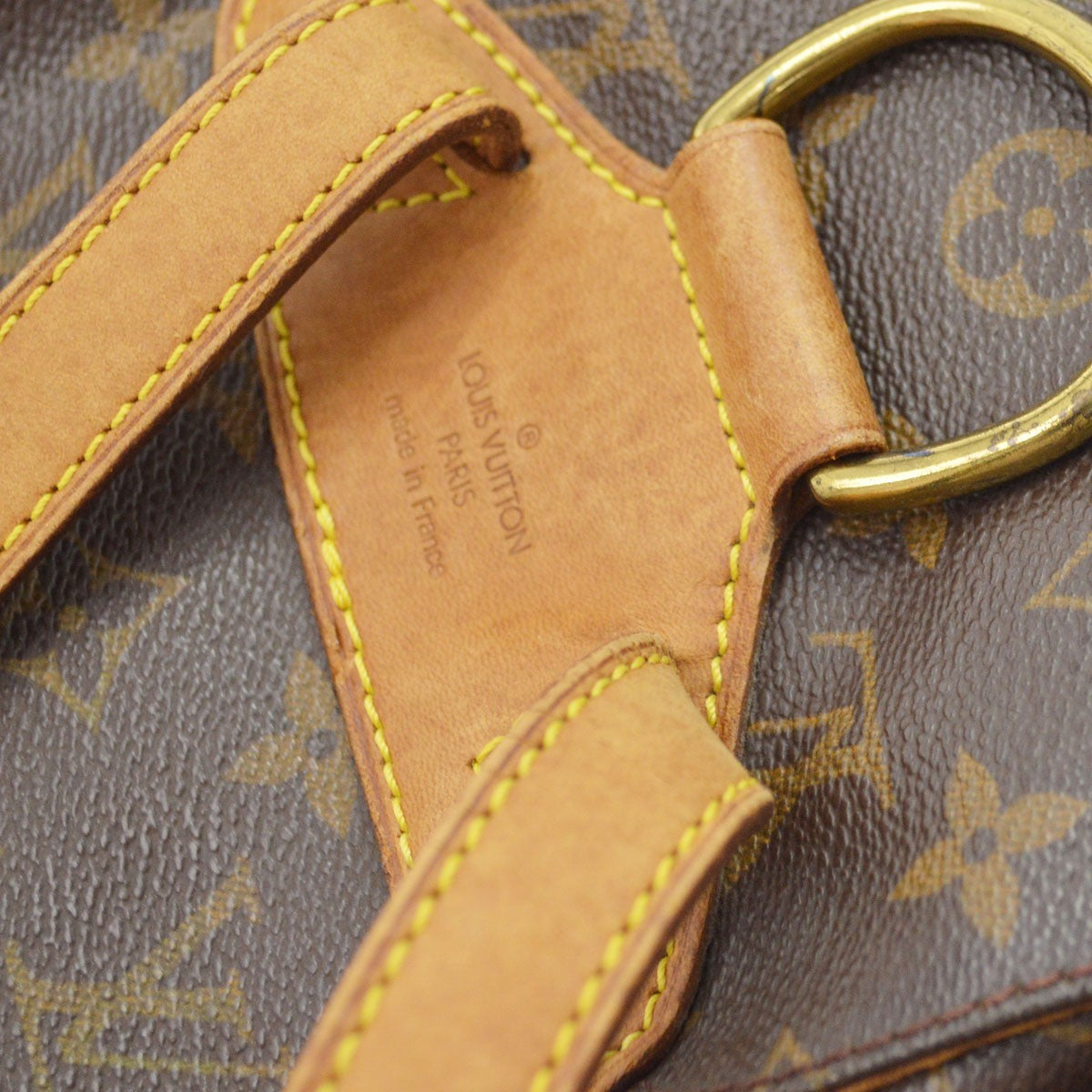 Louis Vuitton Vintage Montsouris Monogram Canvas Brown Canvas Backpack Bag (Pre-Owned)