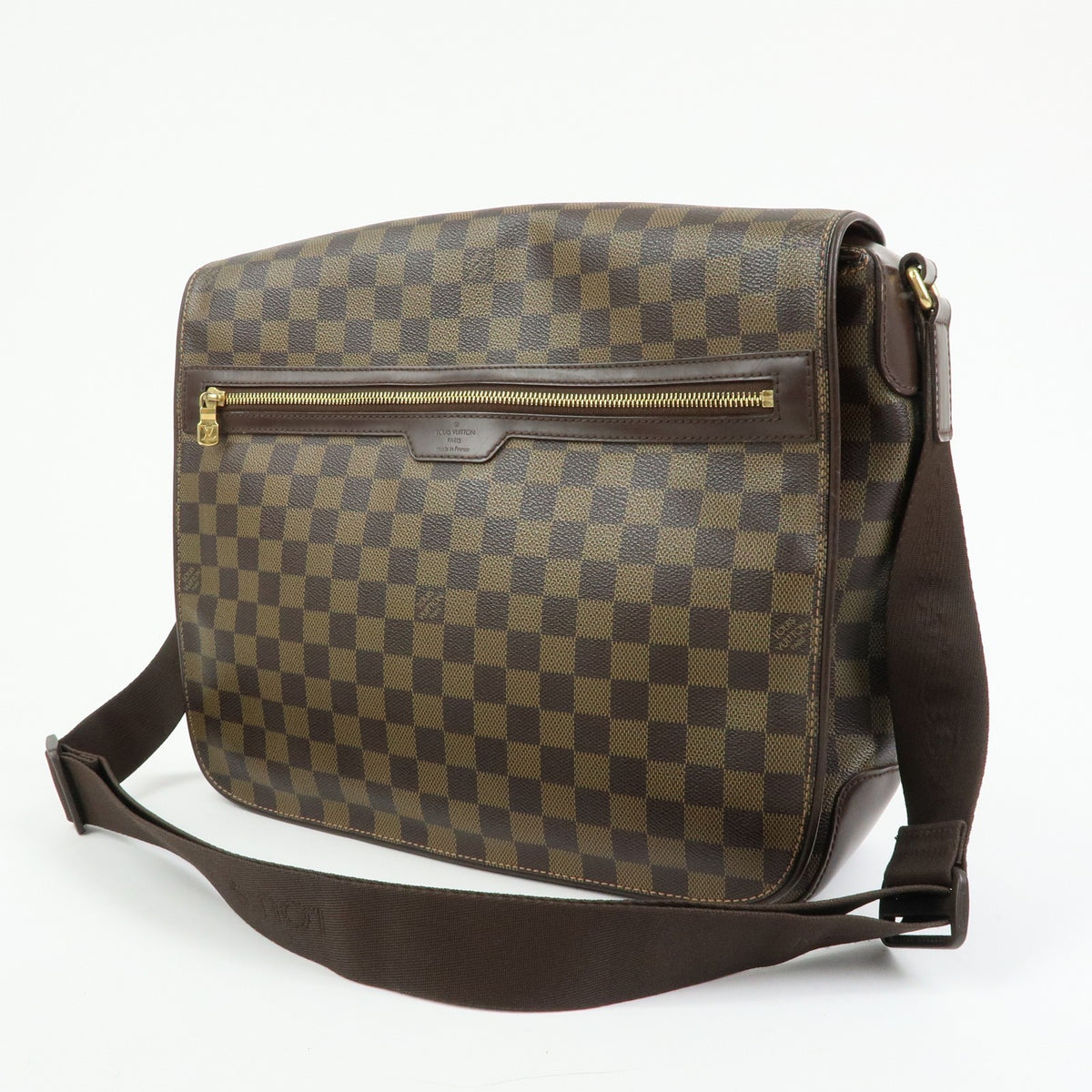 Louis Vuitton Spencer Messenger Damier Brown Canvas Handbag (Pre-Owned)
