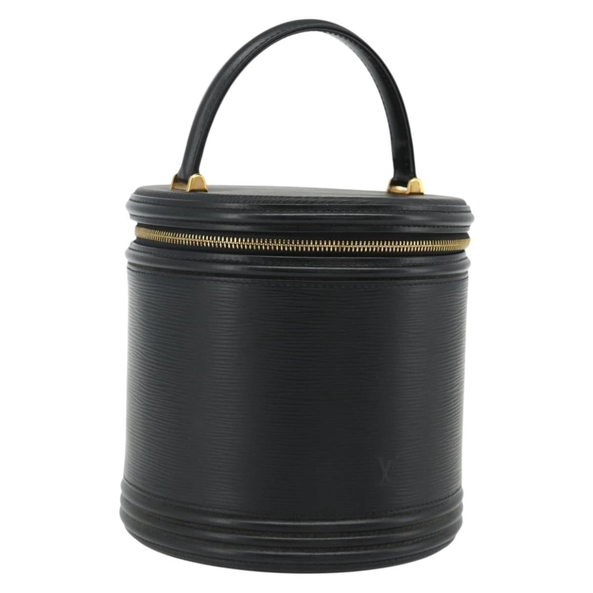 Louis Vuitton Cannes Epi Leather Black Leather Handbag (Pre-Owned)