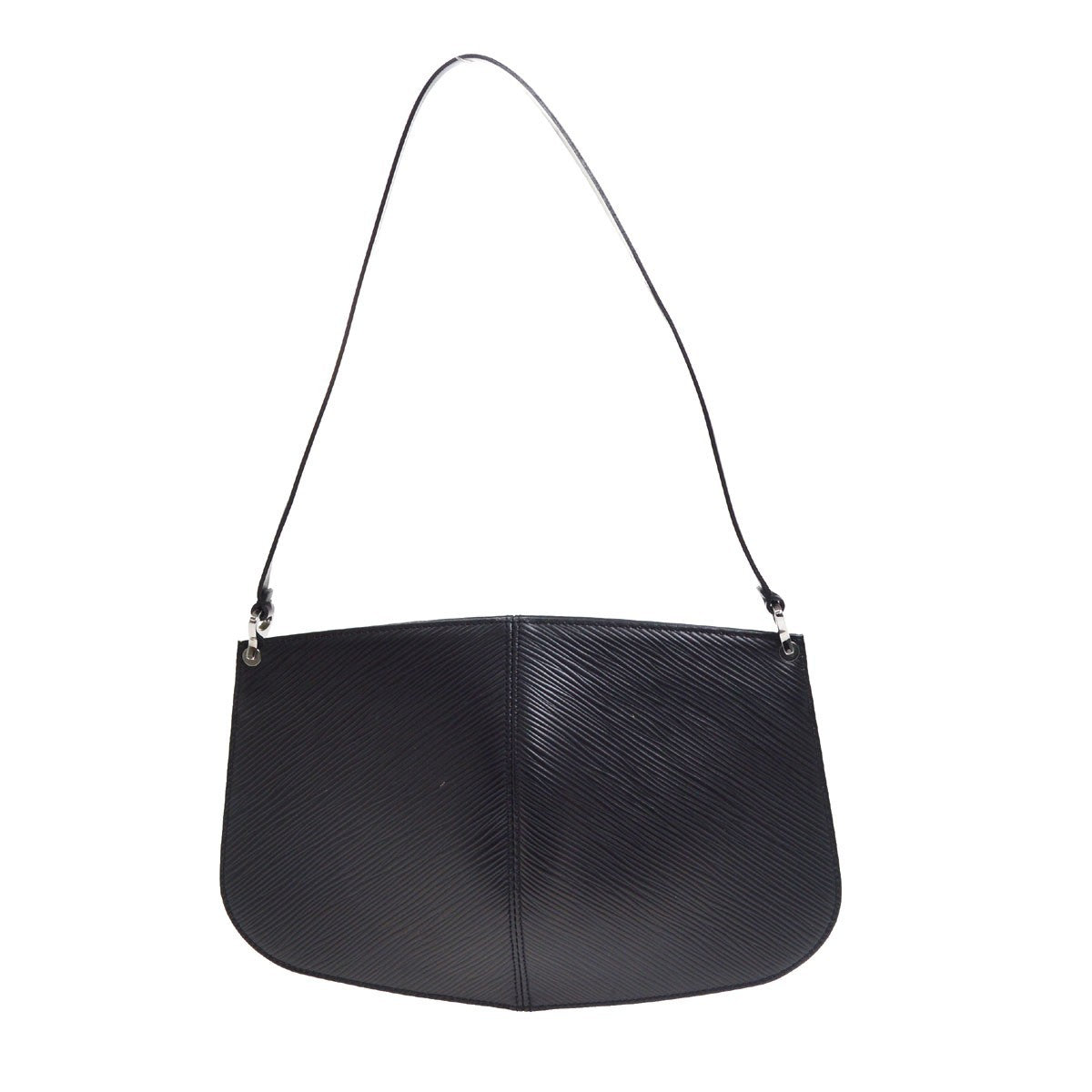 Louis Vuitton Demi Lune Pochette Epi Leather Black Leather Clutche & Pouche Bag (Pre-Owned)