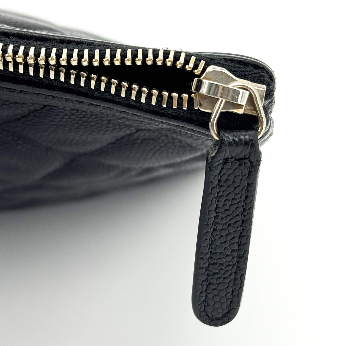 Chanel Boy O Case Clutch Quilted Caviar Black Calfskin Clutche & Pouche Bag (Pre-Owned)