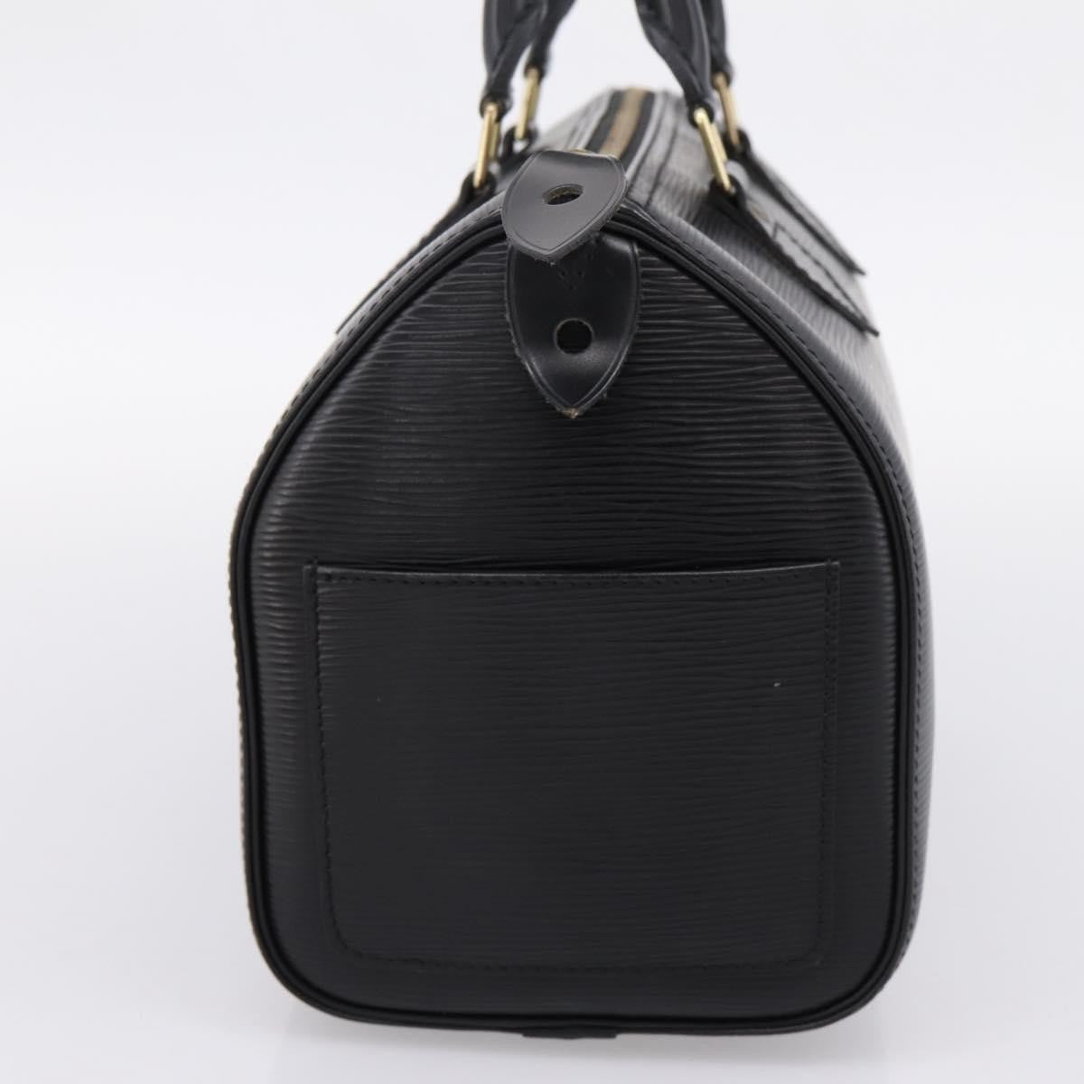 Louis Vuitton Speedy Epi Leather Black Leather Handbag (Pre-Owned)