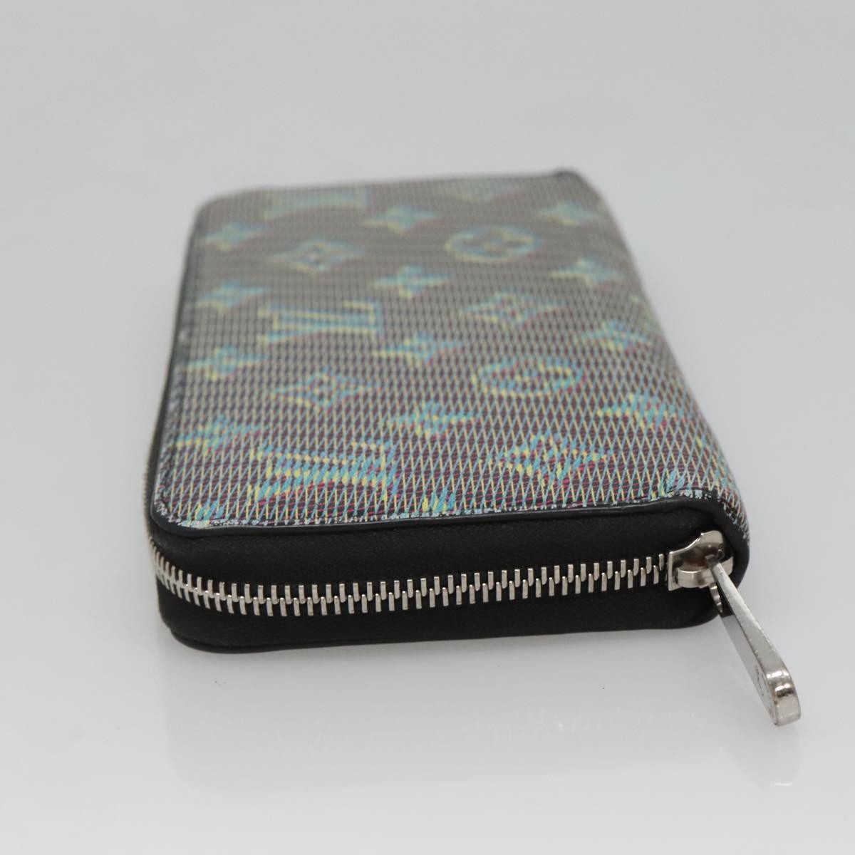 Louis Vuitton Zippy Wallet Nm Monogram Canvas Green Canvas Wallets Accessory (Pre-Owned)