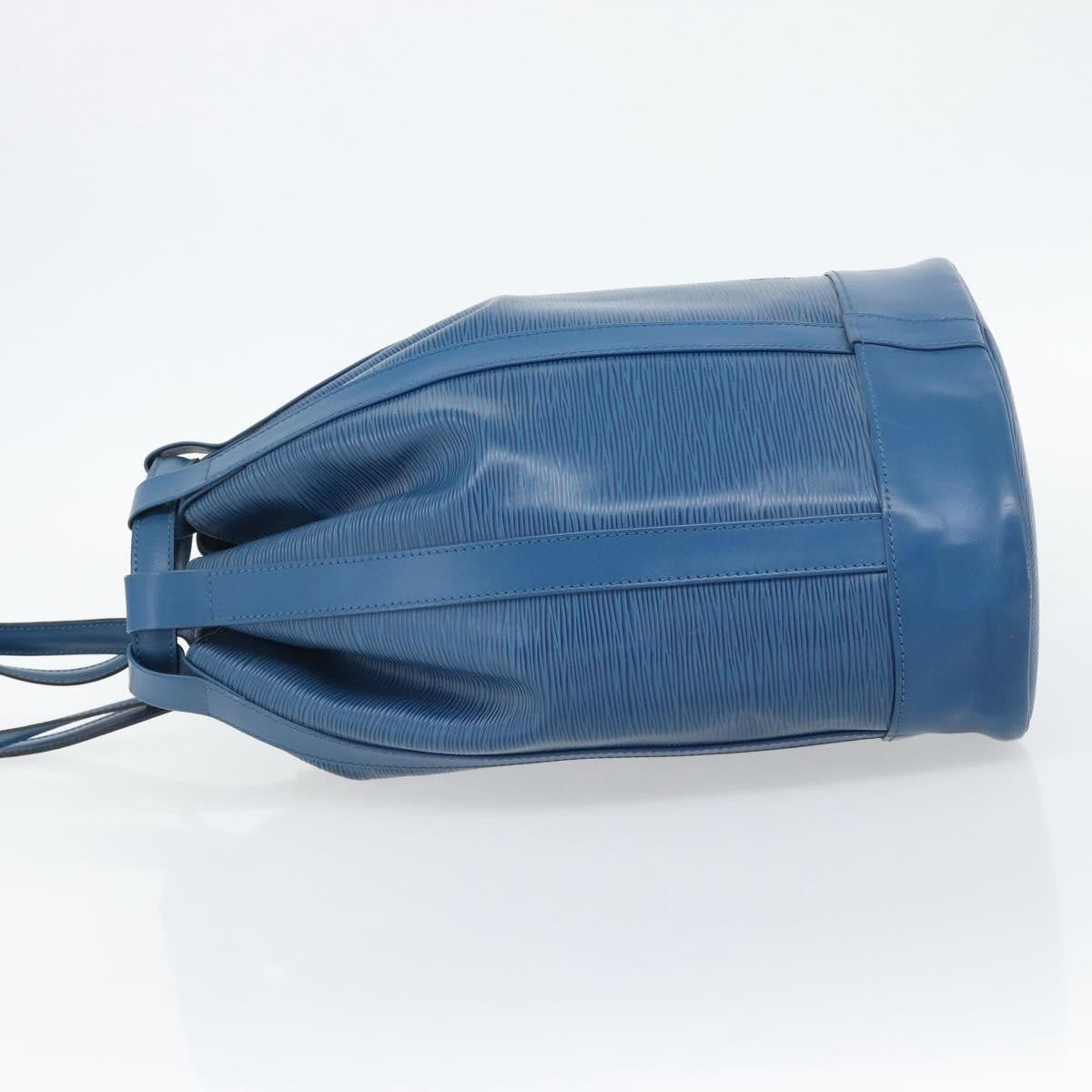 Louis Vuitton Randonnee Epi Leather Blue Leather Backpack Bag (Pre-Owned)