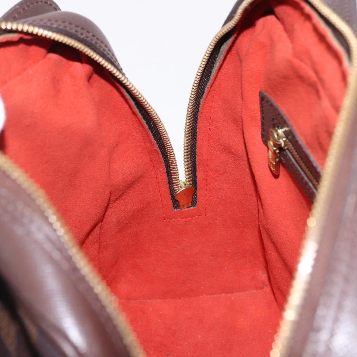 Louis Vuitton Triana Damier Brown Canvas Handbag (Pre-Owned)