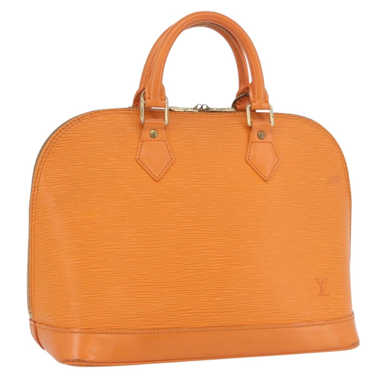 Louis Vuitton Vintage Alma Epi Leather Orange Leather Handbag (Pre-Owned)