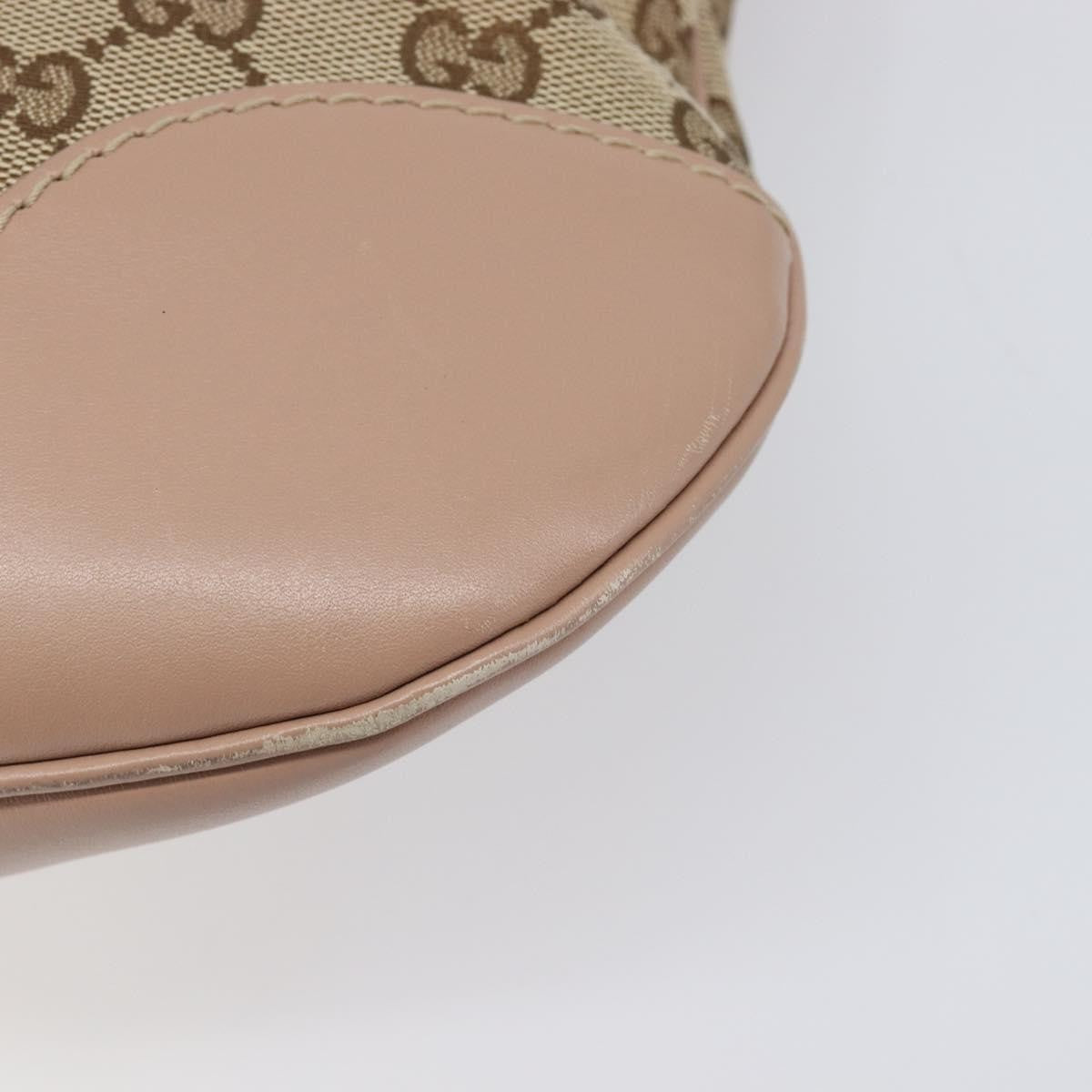 Gucci Mayfair Messenger Gg Canvas And Leather Beige Canvas Shoulder Bag Bag (Pre-Owned)