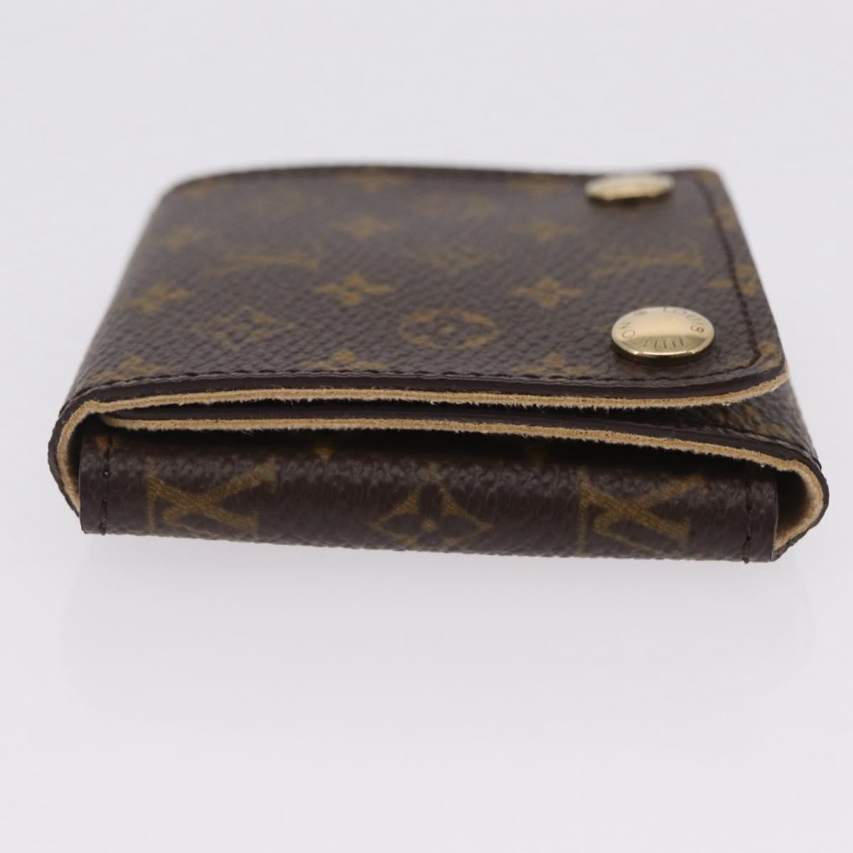 Louis Vuitton Folding Jewelry Case Monogram Canvas Brown Canvas Toiletry Case Accessory (Pre-Owned)