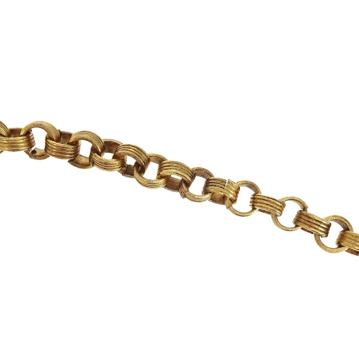 Chanel Cc Necklace Faux Pearl And Metal Multicolour Gold_Plated Necklace Jewelry (Pre-Owned)